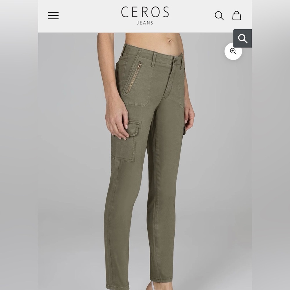 Women's Olive Cargo Pants